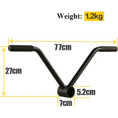 T-Shaped Barbell Weightlifting Auxiliary Equipment Commercial Gym Multifunctional Strength Training Equipment