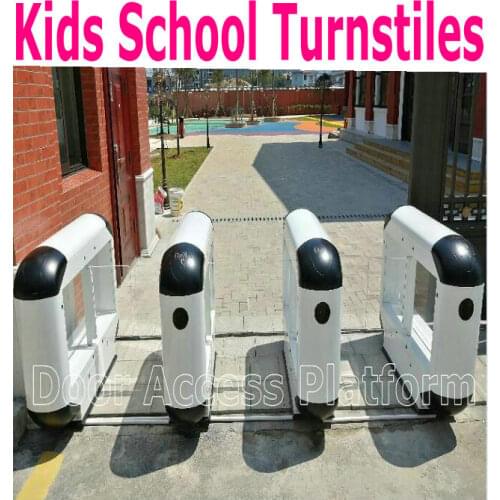 1 Order=4 pcs Kids' Flap Turnstile Gate,Like PandA design gate Student can work for RF Access Control lovely Wing Barrier kit