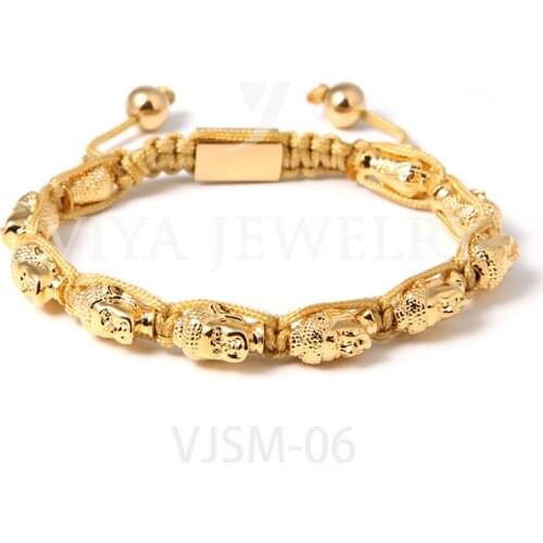 High-end Buddha Beads Braided Bracelets Charm Braiding Adjustable Buddha With Colorful Rope Macrame Jewelry For Man/Women