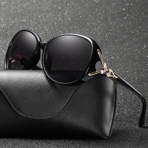 Ladies Classic Polarizing Sunglasses Fox Leg Dot Brick Outdoor Driving Glasses Lady Retro Sunglasses Women Luxury Sunglasses