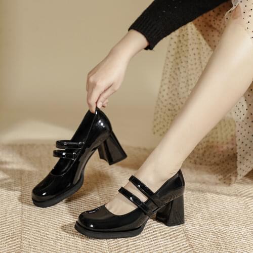 Pointed Toe Womens Shoes Thick High Heels 10cm Womens Pumps Concise Female OL Elegant Shallow Mouth Flock Slip-On OULYYYOGO