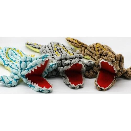 50pcs Pet Dog Squeaking Toys Cute Crocodile Animals Shape Chew Toy nteractive Pet Dog Funny Playing Toy
