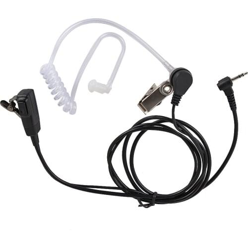 1Pin PTT MIC Earpiece Covert Air Acoustic Tube Headset For Motorola Walkie Talkie T270/T4000/T5800/SX500/T50 radio earpiece