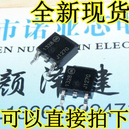 10pcs/lot New MJD127G J127G TIP127 MJD127 Patch SOT-252 TO-252 NPN Tube