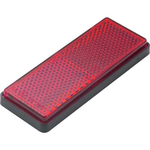 10Pcs Rectangle Plastic Reflector Reflective Warning Plate for Trailer RV Truck Train Yacht Auto Product