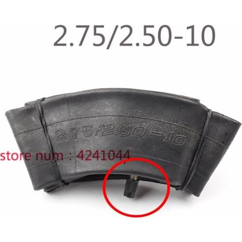2.75/2.50-10 tire Inner Tube for Razor MX500 MX650, Heavy Duty Mini Dirt Bike Inner Tube with Straight Valve Stem