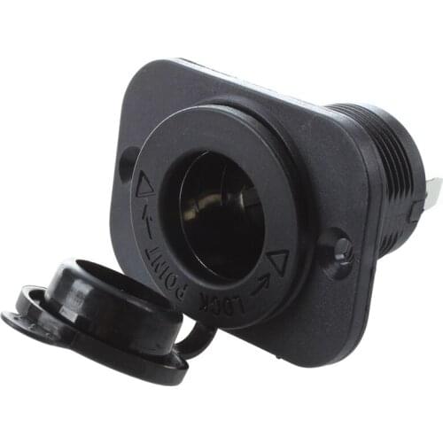 2 x Power outlet 12V cigarette lighter plug recessed for Car Moto Boat