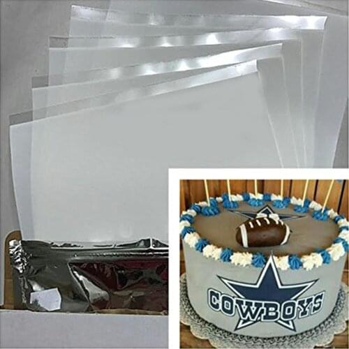 25pcs/pack Edible Blank Frosting Icing Paper A4 Size Kosher Sugar Papers Personalized Image Photo Birthday Cake Decoration