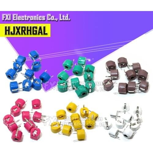 30pcs Adjustable capacitor JML06-1-5/10/20/30/40/60PF 6mm JML06-1 5PF~120PF DIP trimmer hjxrhgal variable capacity