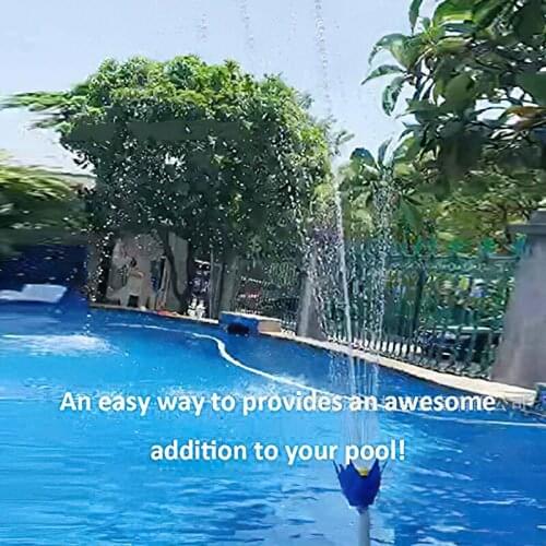 Swimming Pool Accessories Lotus Head Fountain Pond Fountain Nozzles Adjustable Waterfall Sprayers Lotus Flowers Pool Water Jet