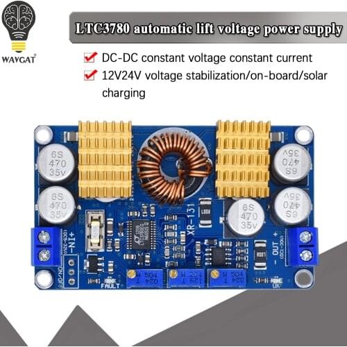 LTC3780 DC-DC 5-32V to 1V-30V 10A Automatic Step Up Down Regulator Charging Module Power supply module