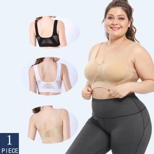 Bras For Women Plus Size Seamless Bra With Pads Easy Comfort Bra Active Everyday Push Up Bralette Vest Wireless Brassiere Bra