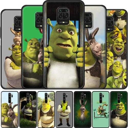 Shrek Coon cute Cartoon Moive Phone Case for Xiaomi Redmi Note 9S 9 8 Pro 8T 7 9A 9C 7A 8A 9T K40 10 Pro Luxury Silicone Cover