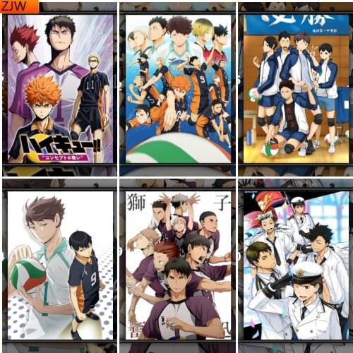 Haikyuu Shoyo Tooru Koushi Wakatoshi Ryunosuke Anime Diamond Painting Diamond Embroidery Cross Stitch Kits Home Decor