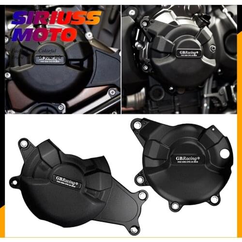 Motorcycle Secondary Engine Cover Set Case for GB Raing for Yamaha FZ07 FZ-07 2014-2019