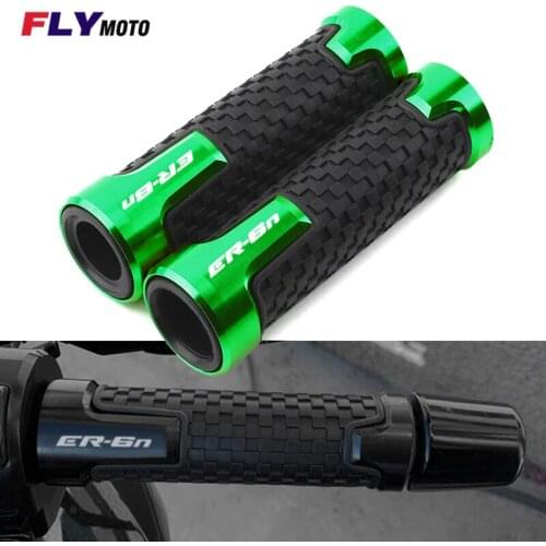 Motorcycle Accessories Handlebar Grips For Kawasaki ER-6N ER6N ER 6N 2006-2018 2010 2011 2012 2013 2014 2015 Moto Handlebar Grip
