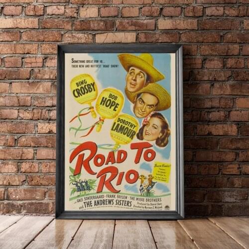 Road to Rio (1931) Poster German Crime Film Wall Decor Print Maria Matray Oskar Homolka Art Gift