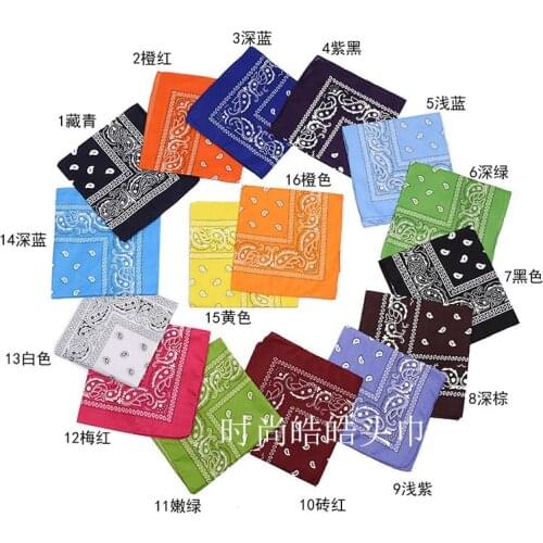 Womens Hair Accessories Bandana Men Hair Bands Headband Magic Outdoor Sports Square Scarf Custom Cashew Riding Mask Spot