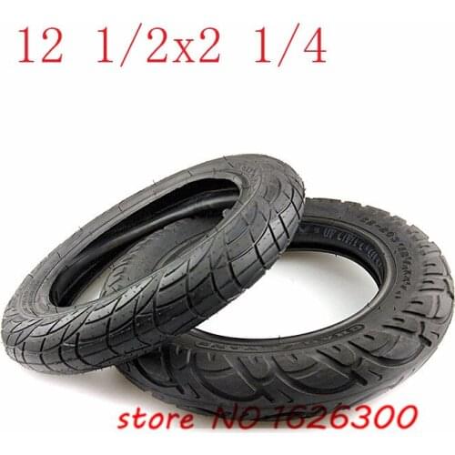 Size 12 1/2 X 2 1/4 ( 47/62-203 )Tire Fits Many Gas Electric Scooters 12 Inch Tube Tire for ST1201 ST1202 E-Bike 12 1/2*2 1/4