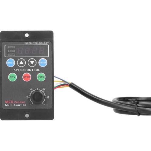 AC 220V Motor Speed Controller Digital Display Single Phase Gear Reduction Motor Governor CW/CCW Speed Pinpoint Regulator 300W