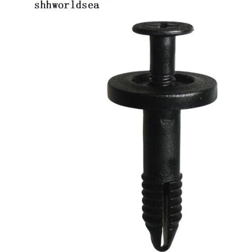 Shhworldsea Free shipping 100pcs Nylon Black Trim Panel Push-Type Retainer For Ford N807577-S, N808331-S