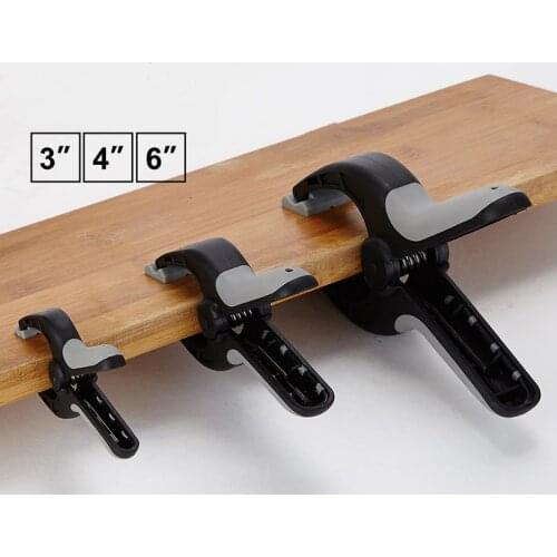 Heavy Duty Woodworking Spring Clamps 3-6Inches Plastic A-shape Electrician Wood Model Making Fastener Clips Jaw DIY Repair Tool