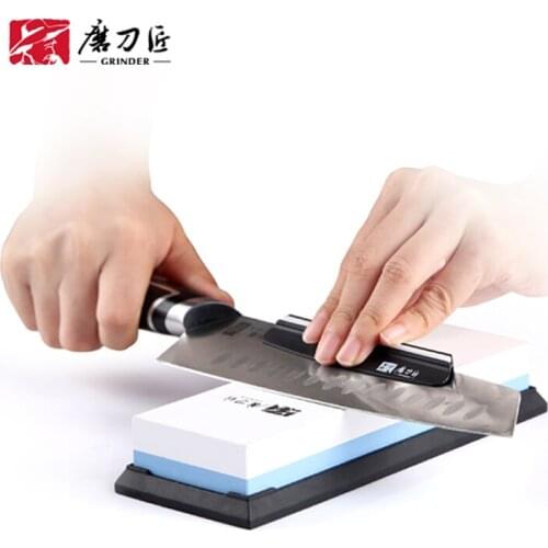GRINDER Kitchen Knife Sharpener 5000/2000 Grit Grinding Stones Corundum Whetstones TAIDEA-TG6520