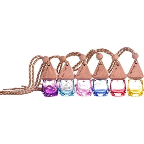 Universal 1PC High Quality 6ml Square Glass Perfume Bottle Clear Glass Spray Bottle Empty Fragrance Packaging Bottle Refillable