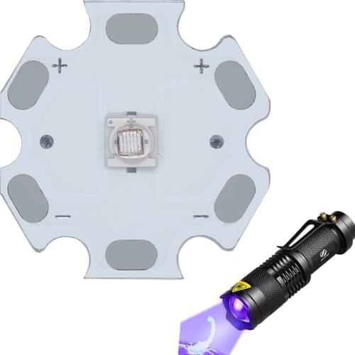 1PCS UV Flashlight LED Beads Ultra Violet Light Zoom Function Mini UV Black Light Pet Urine Stains Detector Scorpion