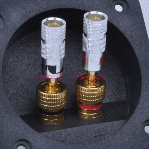 10pcs/lot 202B high quality pure copper wire box junction box two acoustic junction box high-end speakers