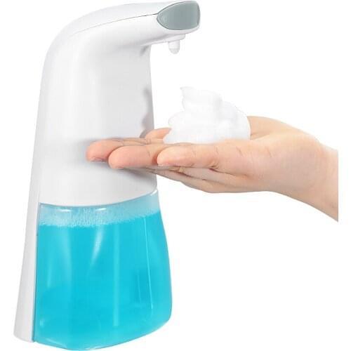 250ML Intelligent Automatic Foam Soap Dispenser Liquid Soap Dispenser Bathroom Contactless Infrared Sensor Induction Hand Wash