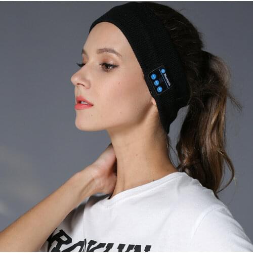 Wireless Bluetooth Headset Headband USB Stereo Music Earphone Headphone Hair Band Sports Running Fitness Exercise Gym Outdoor