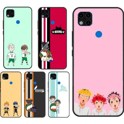 Anime Haikyuu Karasuno Phone Case For Xiaomi Redmi Note 10 9 Pro 8T 9S 7A 8A 9A 9C 9T K40 Redmi Note 8 Pro Cover