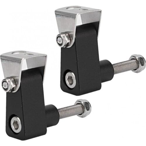 2Pcs Aluminum Alloy Black Motorcycle Modified LED Spotlights Bracket Holder Mount for Xciting 250 300 400