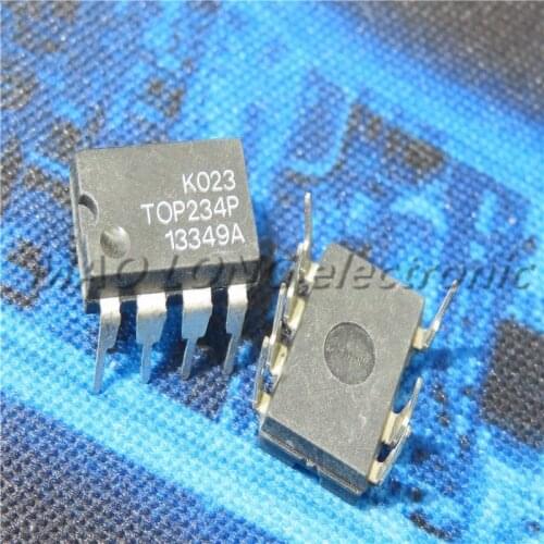 10PCS/LOT TOP234PN TOP234 TOP234P DIP-7 power management chip New In Stock Original Quality 100