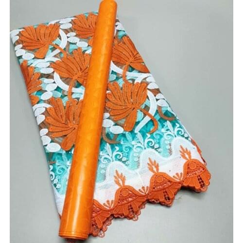 Perfume Milk Fiber Lace Fabric With Stones High Quality African Bazin Fabrics 2.5+2.5 Yards Set For Sewing Dress