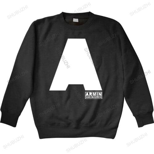 Cotton sweatshirt male hoody Armin Van Buuren Mens hoody Black autumn hoodies women Man crew neck hoodie