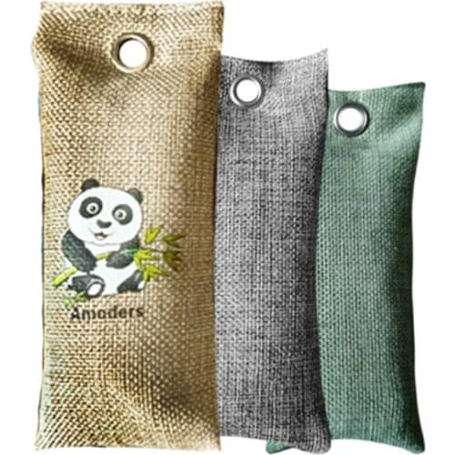 75G Activated Carbon Bags Mildew Proofing Bamboo Charcoal Bag Natural Air Freshener Purifier Home Car Anti-smell
