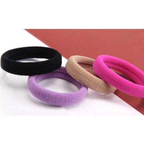 Hot fashion jewelry Fluorescent color hair bands High elastic seamless hair rope Hair Accessories