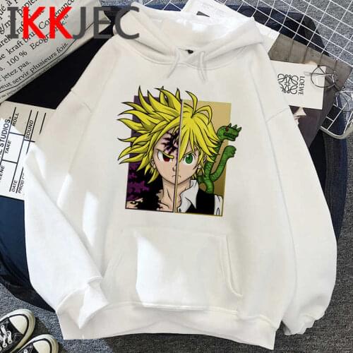 Death Note Seven Deadly Sins Fullmetal Alchemist Seven Deadly Sins hoodies men Ulzzang y2k aesthetic men sweatshirts Ulzzang