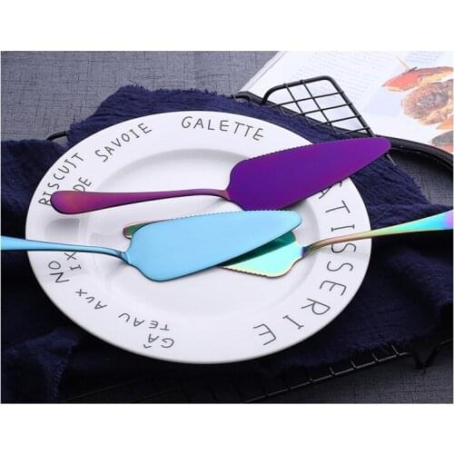 Stainless Steel Serrated Edge Cake Server Blade Cutter Pie Pizza Shovel Cake Spatula Cheese Shovel Cake Knife Baking Tool