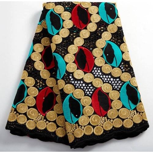 2021 Latest Swiss Lace Fabric Nigerian Dry Lace Embroidery African Cotton Lace Fabric Swiss Voile Lace Popular Dubai Style S2526