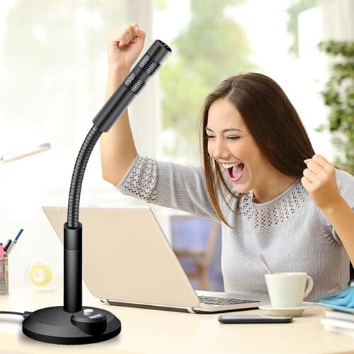 Portable Gaming Studio Speech Live Microphone Stand Mic Holder Professional Studio Microphone Wired for Desktop PC
