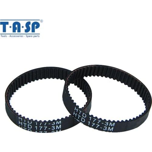 TASP 2pcs 177-3M Electric Planer Drive Belt of Toothed High Torque For Black & Decker KW715 KW713 BD713 Part No.324830-02