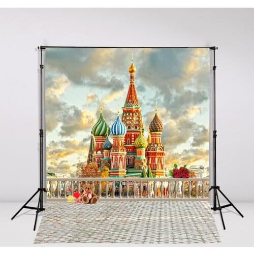 Romantic Castle Photography Backdrop 5x7ft Digital Printed White Brick Floor Vinyl Backdrops for Wedding Photo Booth Fotografia