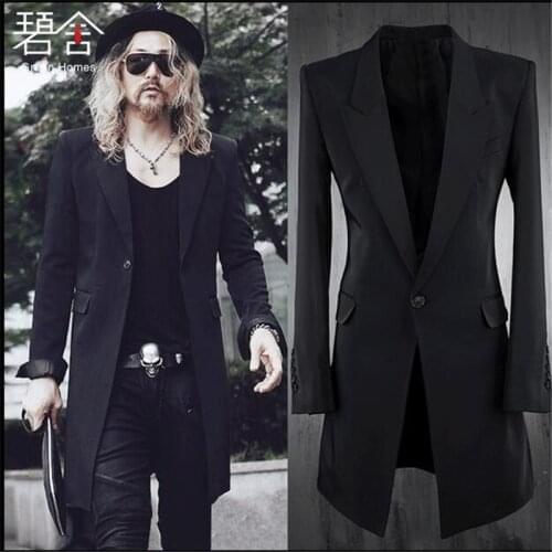 S-6XL!!! 2018 The new suit men Han edition cultivate ones morality male long jackets Leisure fashion small suit city boy