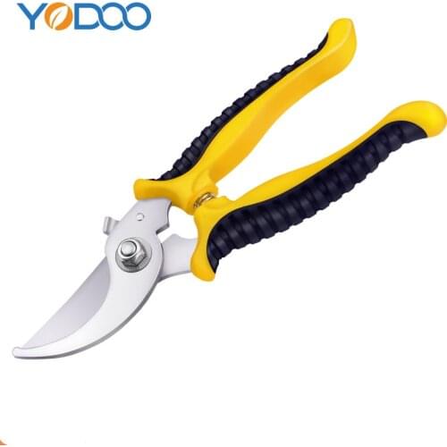 YODOO Garden Tools，Branches，Bonsai，Shrub，Orchard And Garden Pruning Shears Outdoor Portable Scissor，With PVC Handle