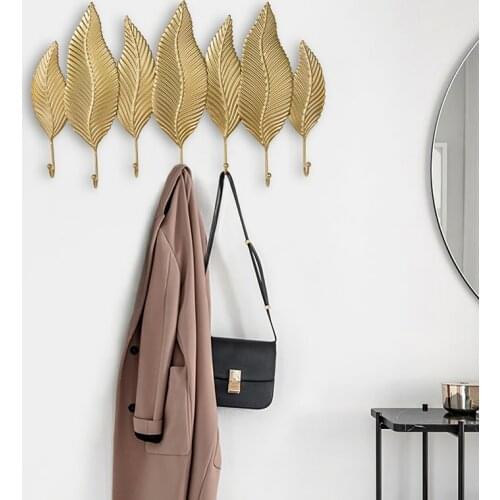 Modern decorative hook door key hook door wall wall hanging nordic coat hanger creative clothes hat hook room decoration