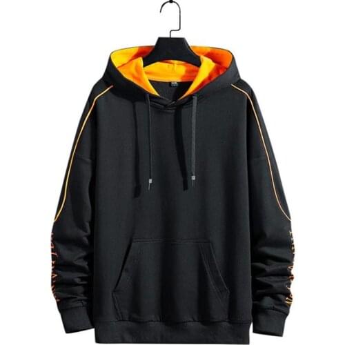 2021 Spring Autumn Casual Loose Hoodie Sweatshirt MenS Hip Hop High Streetwear Clothes Large size Hoodies 6XL 7XL 8XL