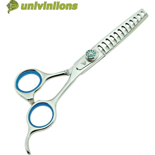 Univinlions 6" japanese professional hairdressing scissors tooth scissors pinking hairstyle salon de coiffure thinning scissors